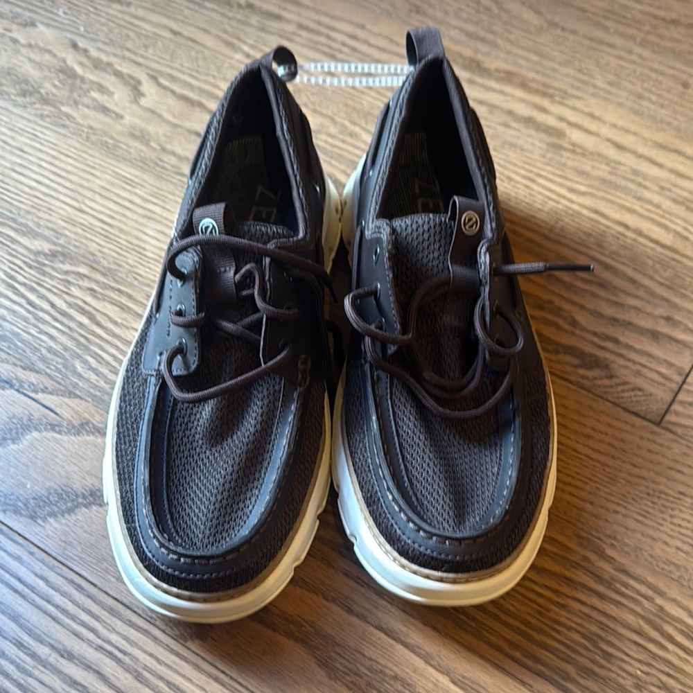Cole Haan Brown Boat Shoes Classic Moccasin Design